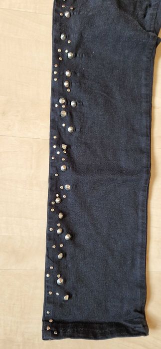 spodnie jeans z ćwiekami 34