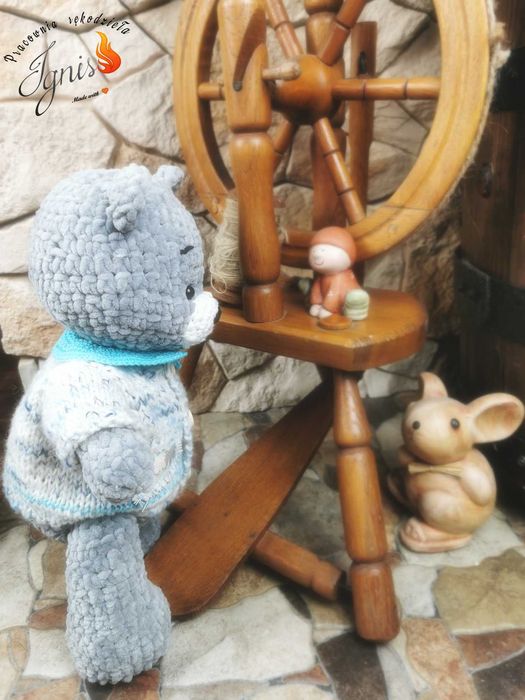 Pluszowy miś ręcznie robiony