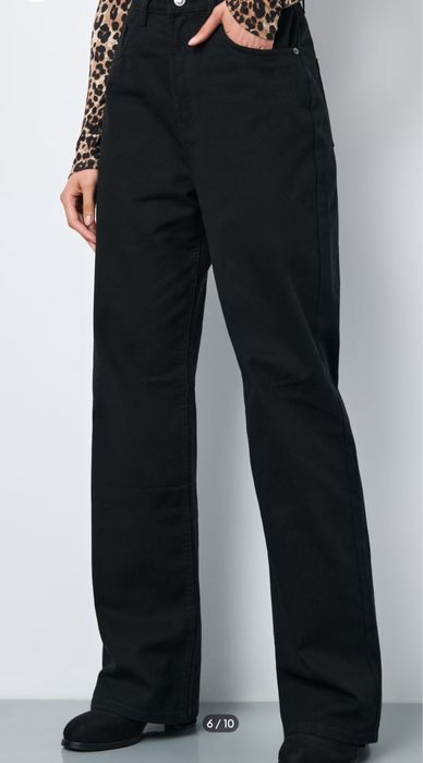 Джинси чорні wide leg