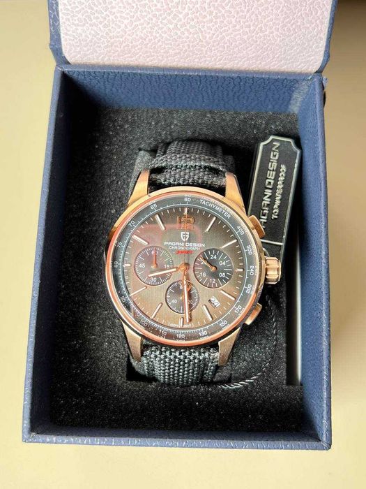 Годинник Pagani Design YS008 Rose Gold-Brown