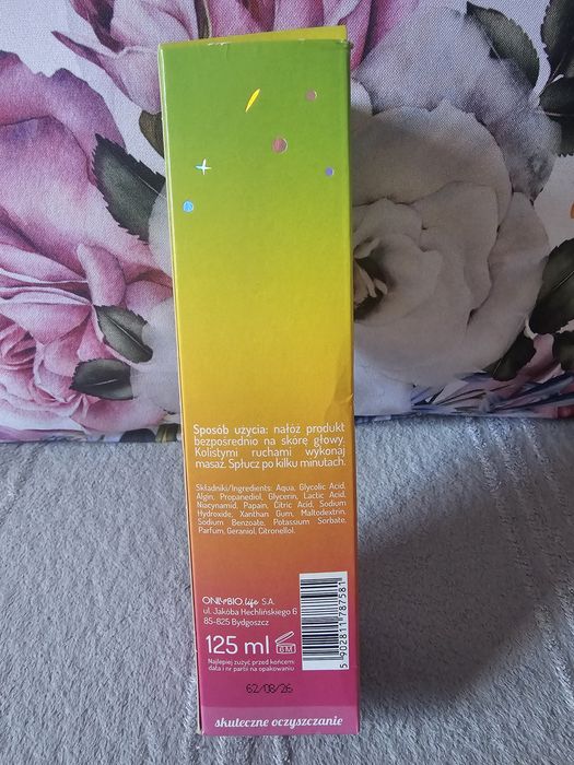 ONLYBIO Peeling enzymatyczny do skóry głowy 125 ml