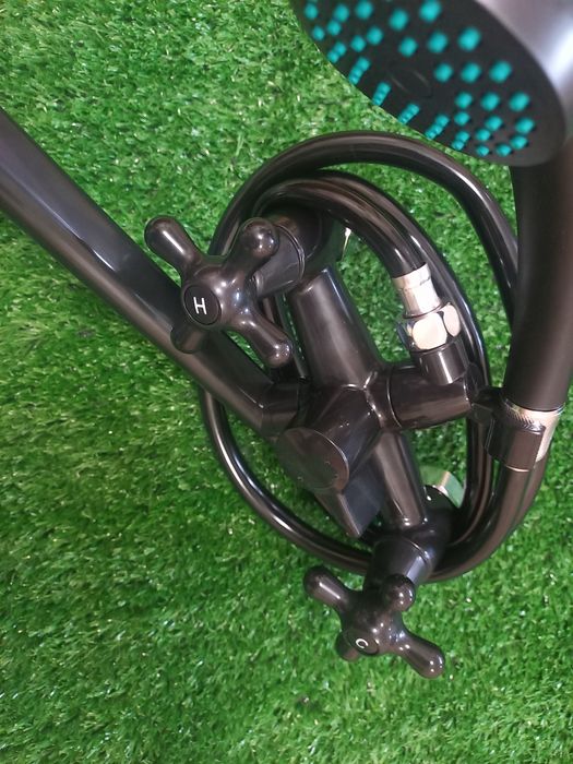 СУПЕР АКЦИЯ!!!Смеситель/змішувач/кран для ванны пластиковый чёрный