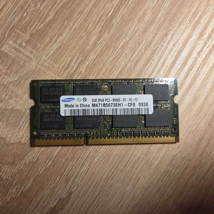 pamięć ram Samsung DDR3 SO-DIMM do laptopa M471B5673EH1-CF8 2GB 2Rx8