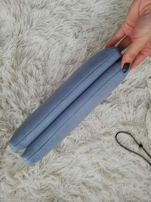 torebka Michael Kors skórzana niebieska crossbodies podwójna