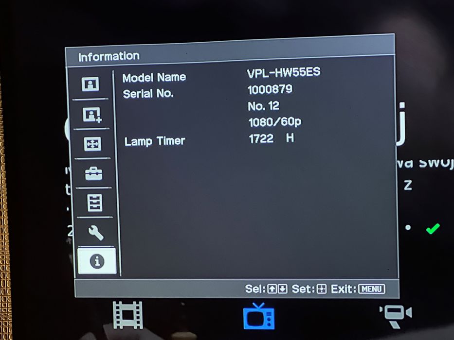 Projektor SONY VPL-HW55ES premium class HT SXRD 3LCD Full HD 3D native