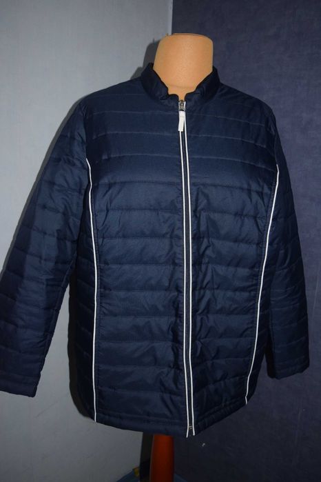 Piękna kurtka puchowa nowa z lampasami lekka nowa_48