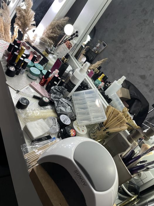 Найбільший професійний набір для манікюру з лампою та подарунком