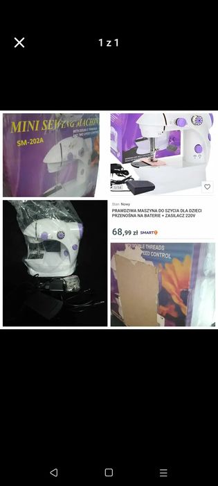 Maszyna do szycia prawdziwa dla dzieci