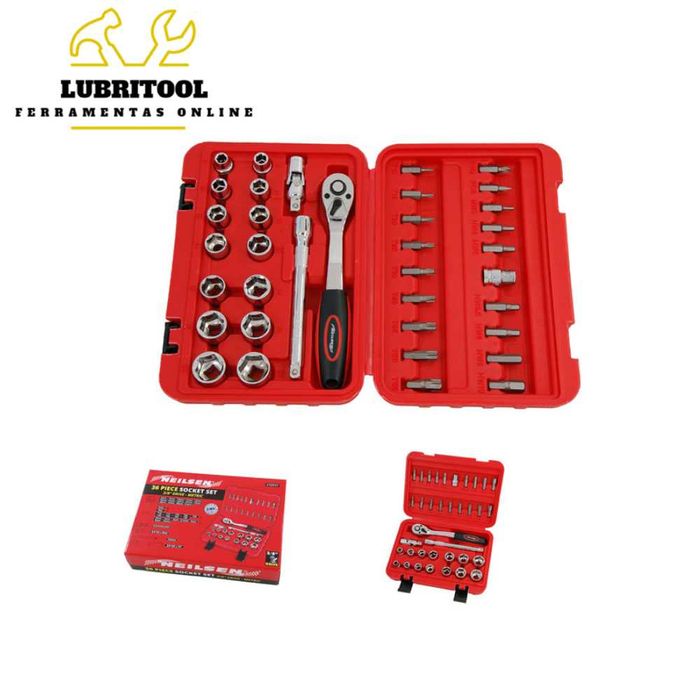 Jogo 36Pcs Chaves + Roquete 3/8" CT2777 | NOVOS