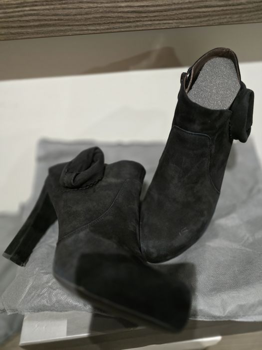 Botins Senhora camurça