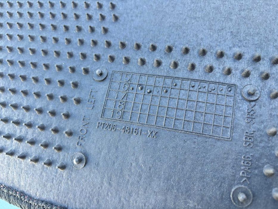 коврики  LEXUS RX 2016-2021 Оригинальные черные текстильные JAPAN