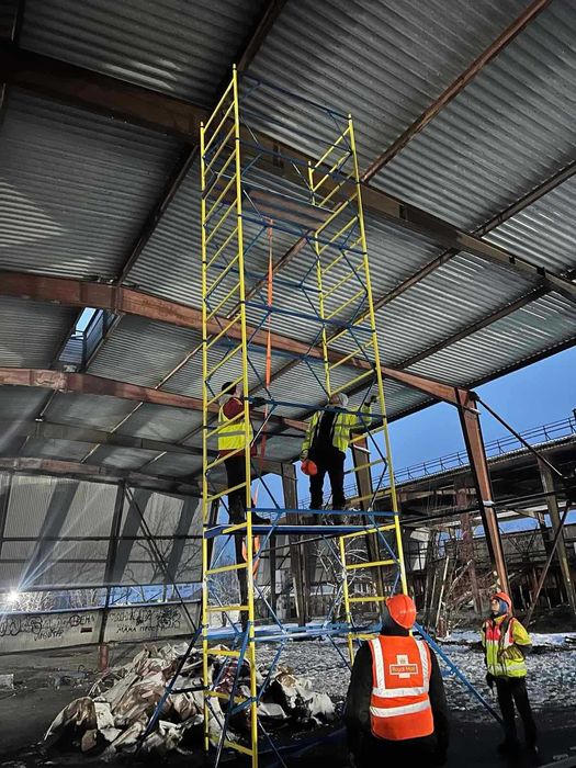 Вишка тура будівельна до 21 м, ліса на колесах, риштовка, риштування