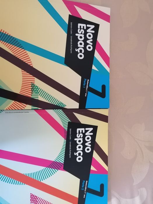 Livros escolares de Matemática 7 do professor