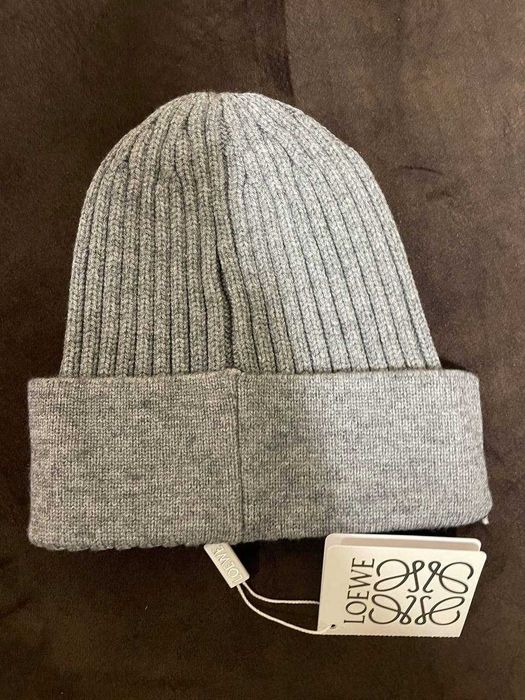 Шапка Loewe Сіра Жіноча шапка зимова