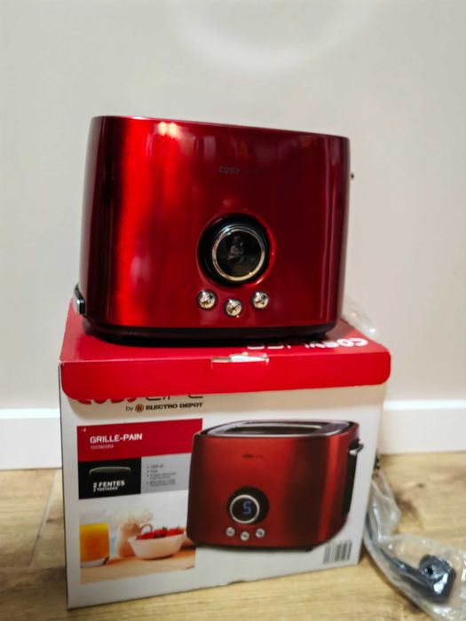 Тостер cosy life червоний