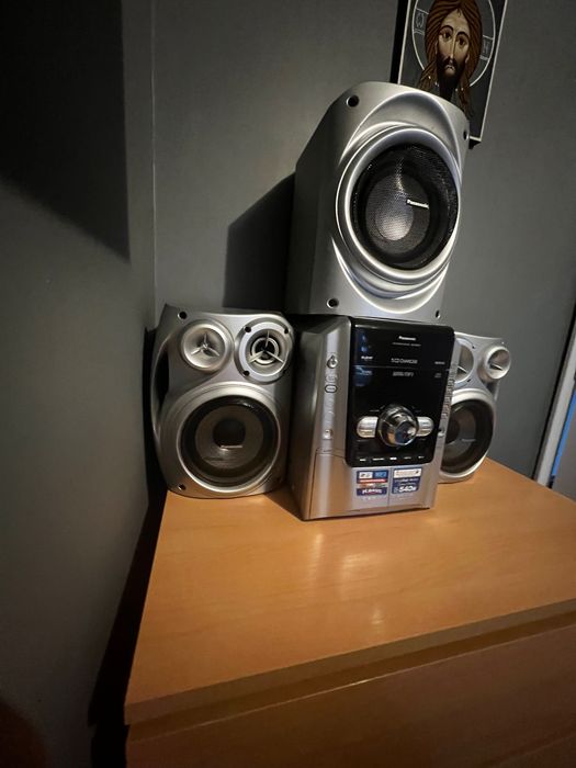 Wieża Panasonic SA-AK640 - 100% sprawna - SUBWOOFER - 540W
