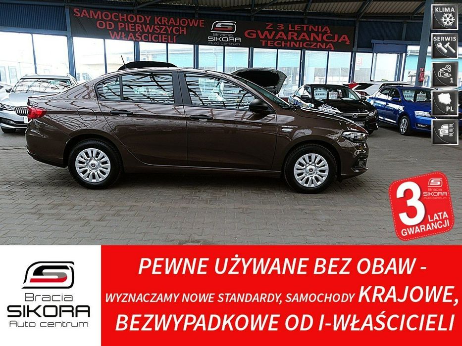Fiat Tipo 1,4 16V Sedan 3Lata Gwarancja SERWISOWANY I-wł Krajowy BEZWYPAD F23%