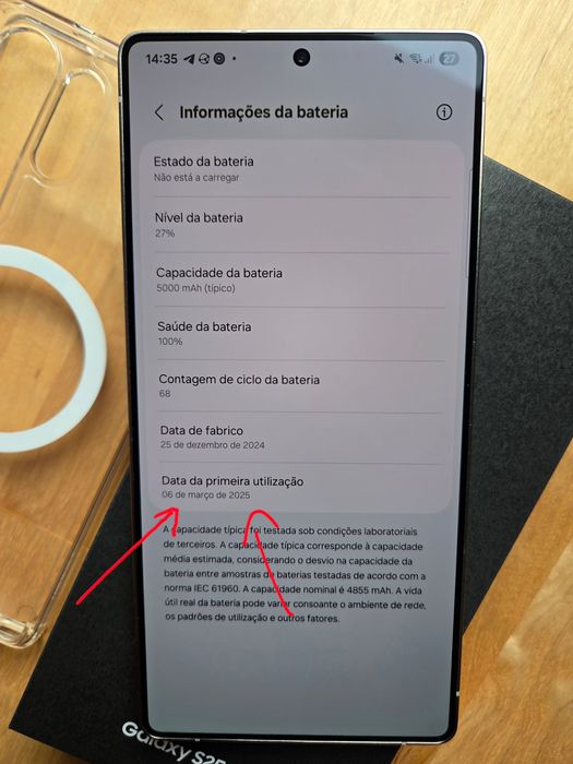 [Como novo! | 8 Meses!] S25 Ultra 512GB Verde Jade Samsung Galaxy
