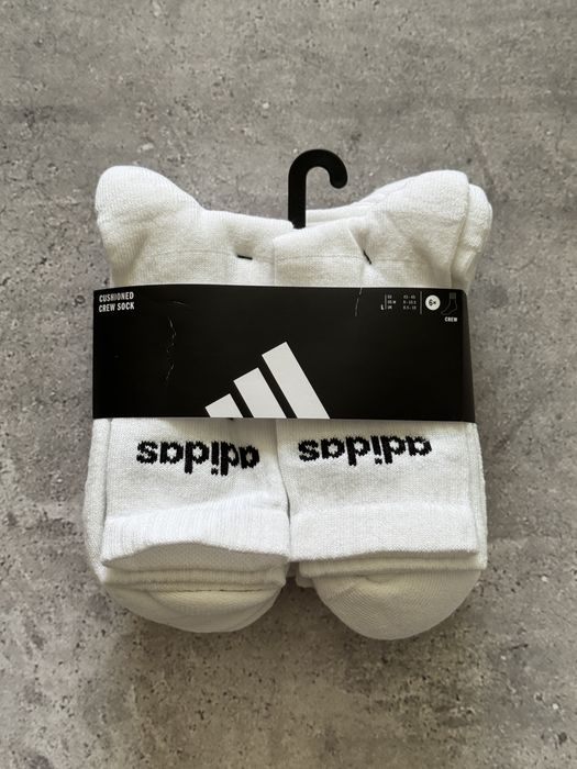 ОРИГІНАЛ Носки Adidas Linear Crew Socks Cushioned 6 пар шкарпетки