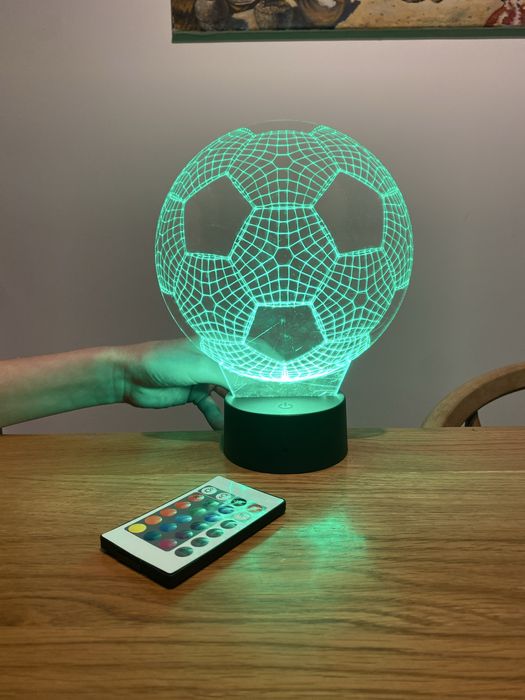 Lampa dla kibica z pilotem