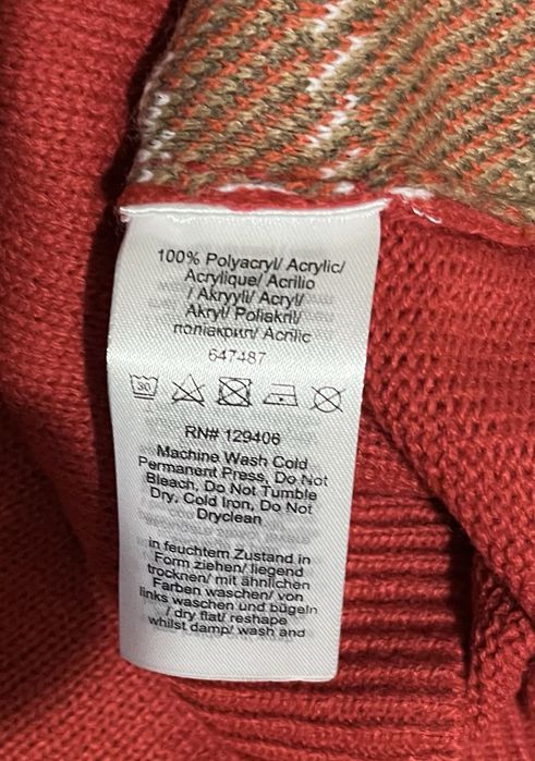 8440 Czerwony świąteczny sweter damski BPC S M