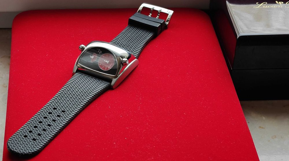 Zegarek Lucien Piccard Stratosphere Iwc Diamenty Dual Time Unikat Okaz