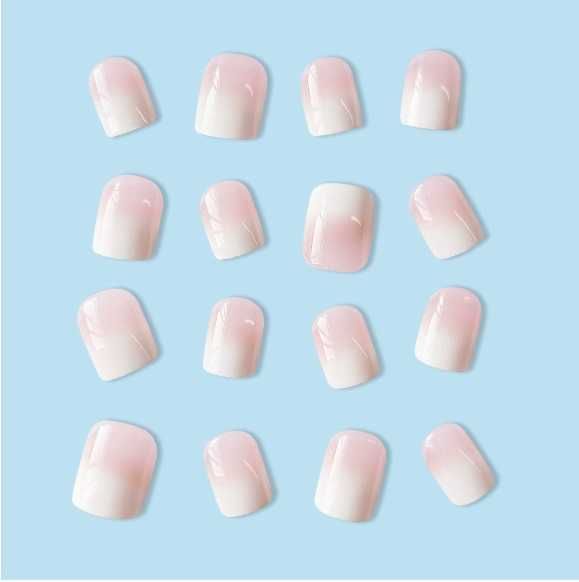 Накладні нігті Press-on nails Короткий квадрат (Гелева версія)