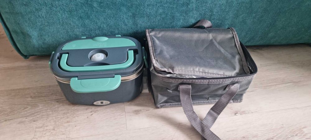 Електричний ланч-бокс з підігрівом судок для їжі 220V контейнер термо ланч бокс lunch box для обіду электрический подогревом для еды работы
