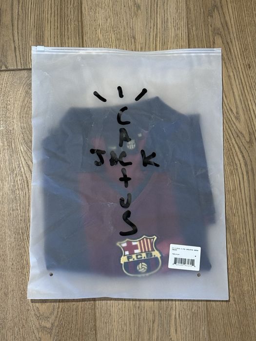 CJ X Nike X FC Barcelona Retro 2000/01 Home Skeleton Jersey M