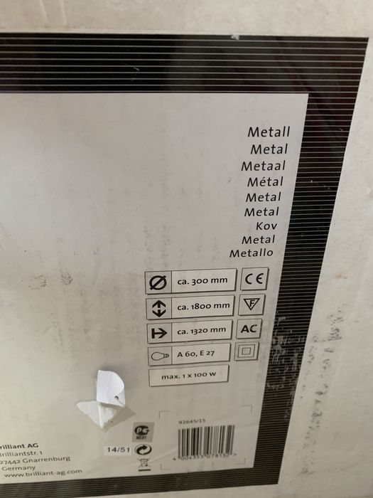 Lampa podłogowa łukowa Nereide kolor chrom srebrny