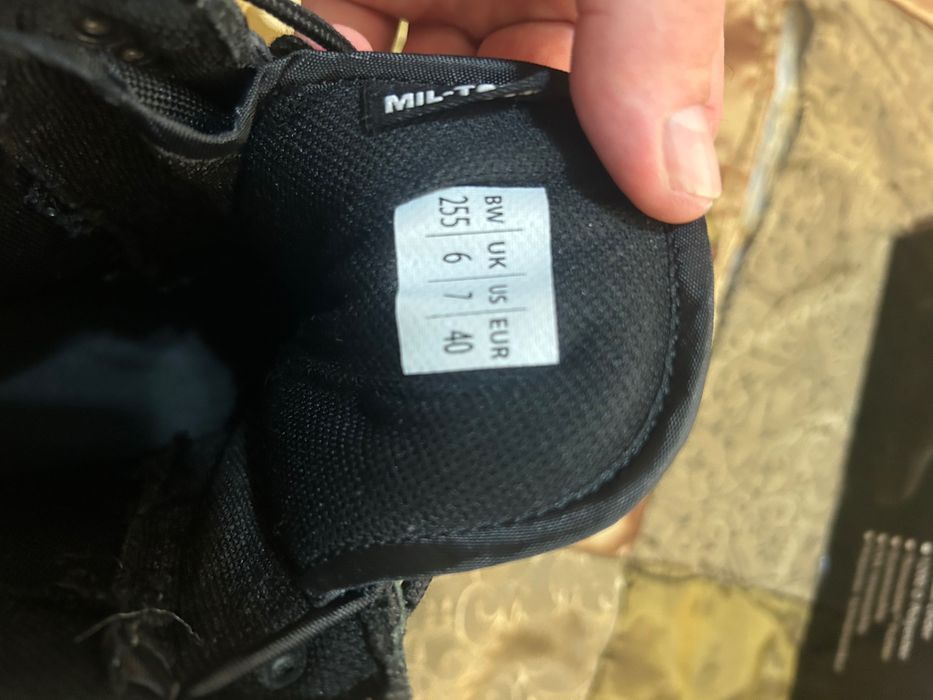 Botas táticas militares