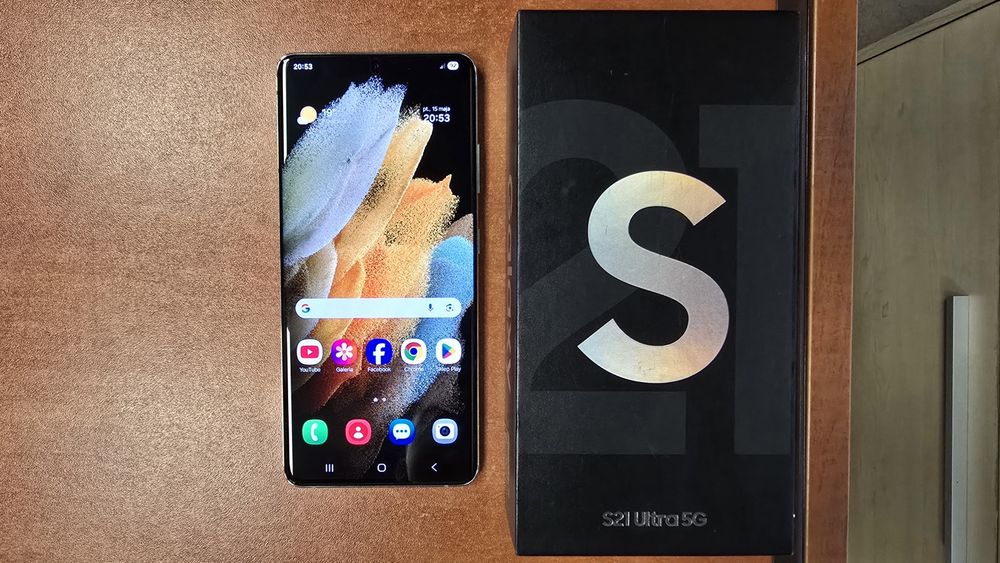 Samsung Galaxy S21 Ultra 5G Dual Sim 512GB/16GB RAM srebrny, stan bdb