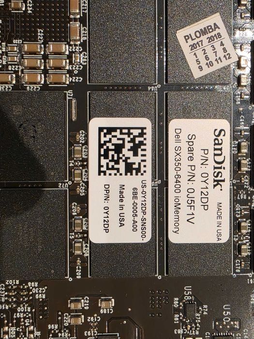 SanDisk Dell SX350|6400 ioMemory 6.4TB SSD PCIe