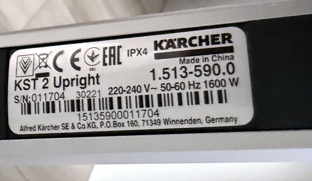 Mop Parowy  Karcher KST 2 Upright