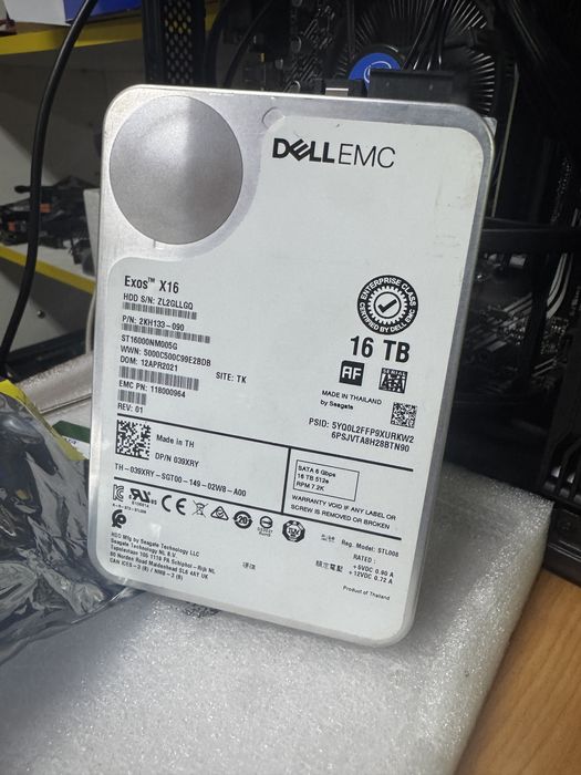 Seagate Exos X16 10TB HDD 開封済未使用品 seagate exos 16tb - купить комплектующие для ПК - Цена на OLX.ua