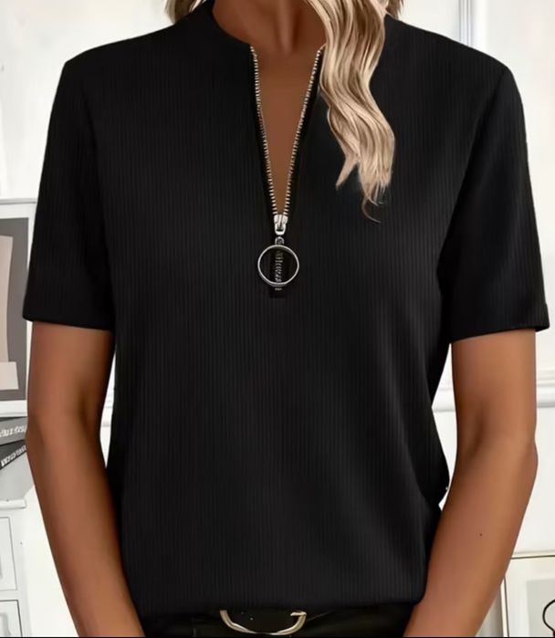 Czarna bluzka r. XL