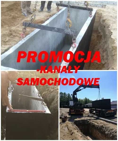 KANAŁ betonowy szczelny SAMOCHODOWY CAŁA POLSKA dostawa