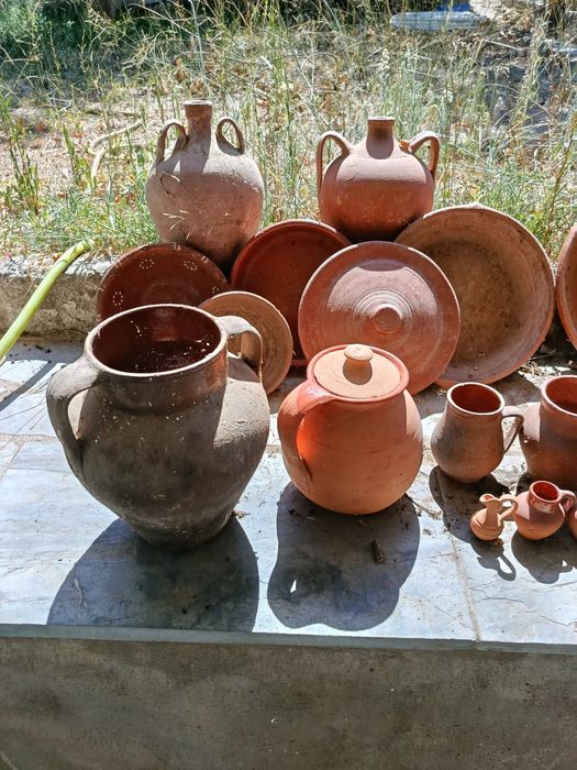 Lote de peças de barro alentejano