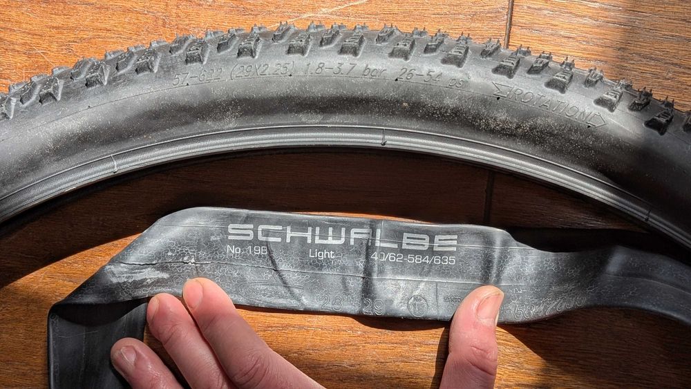 Nowe opony MTB + dętki Schwalbe Racing Ralph Performance 29 × 2.25 57-622