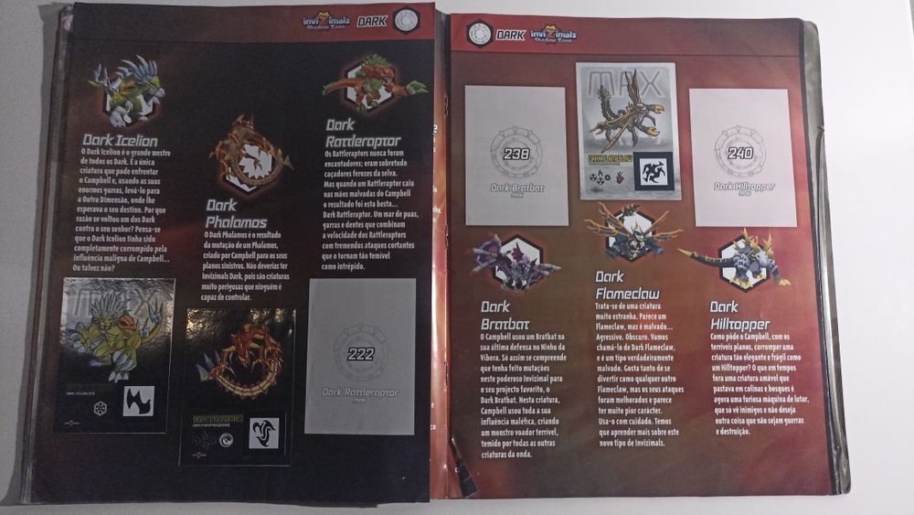 Caderneta Coleção Invizimals