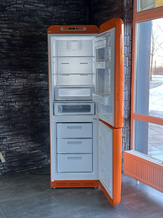 Ексклюзивний Холодильник Smeg FAB32ROR5 | Оранжевий колір | Італія!