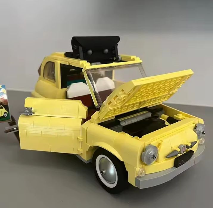 Fiat 500 z klocków