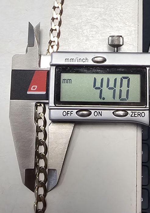 Łańcuszek złoty pancerka próba 333