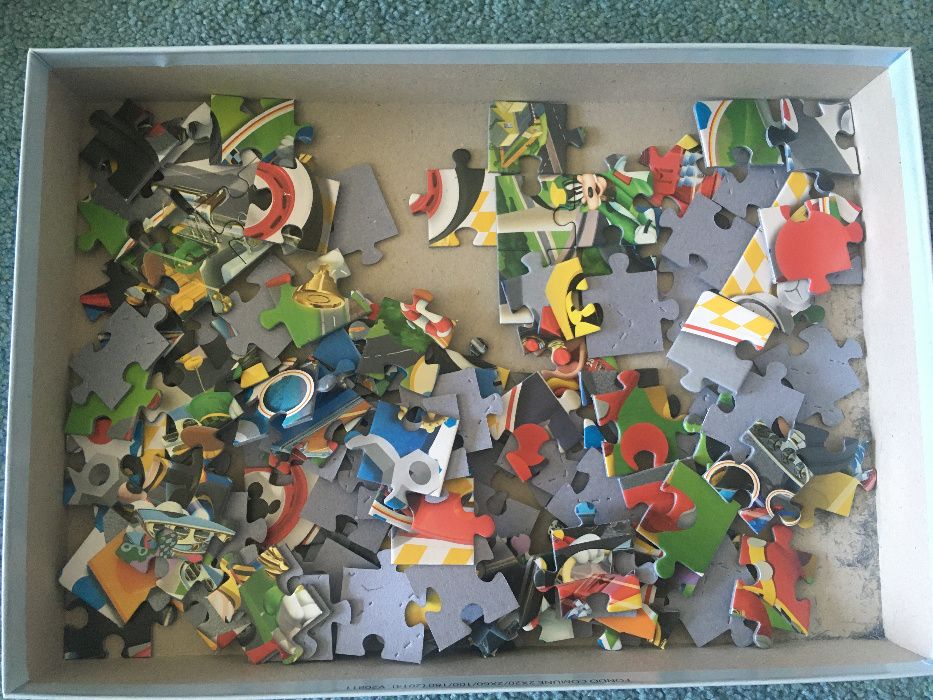 Puzzle Duplo Disney Júnior - Mickey and the Roadster Racers idade 5+