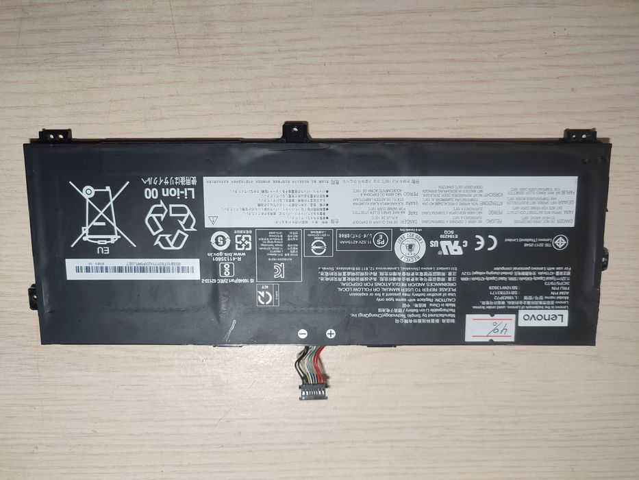 Батарея АКБ Lenovo X390 Yoga X13 Yoga Gen 1 L18M3P72 , SB10T83171