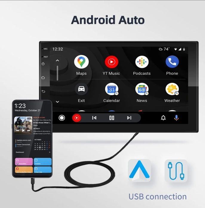 Auto Rádio Android 2din V4Plus