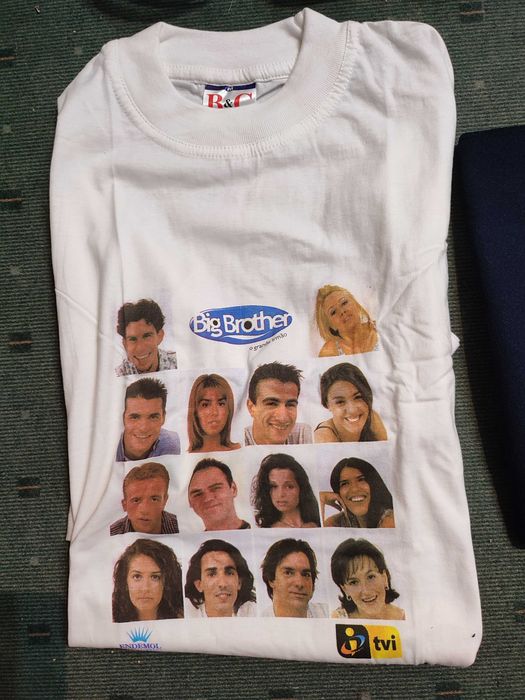 Conjunto 8 artigos merchandising Big Brother 1ª edição