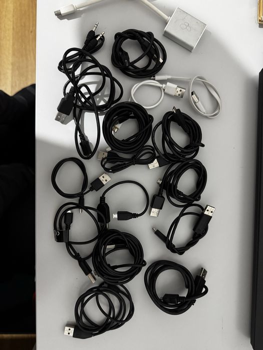 Zestaw 20 szt. kabli USB – micro USB różne długości, nowe, oryginalne