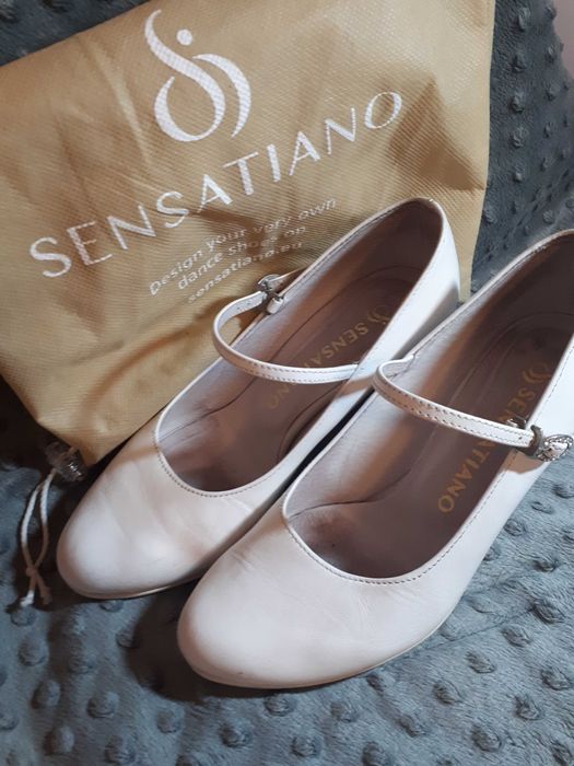 Buty ślubne, taneczne, Sensatiano. Wygodne