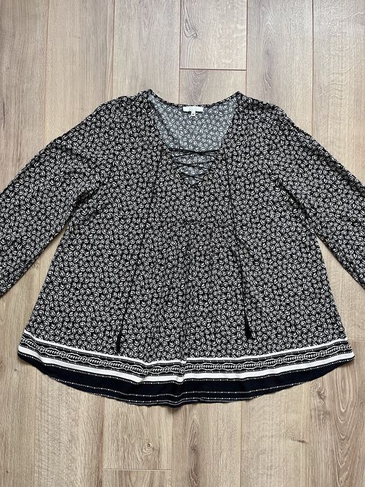 Piękna bluzka BOHO z ozdobnym wiązaniem 48